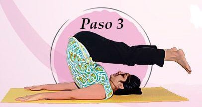 Tercera posición Halasana