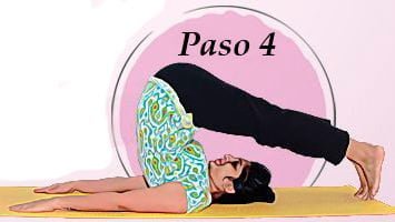 Cuarta posición Halasana