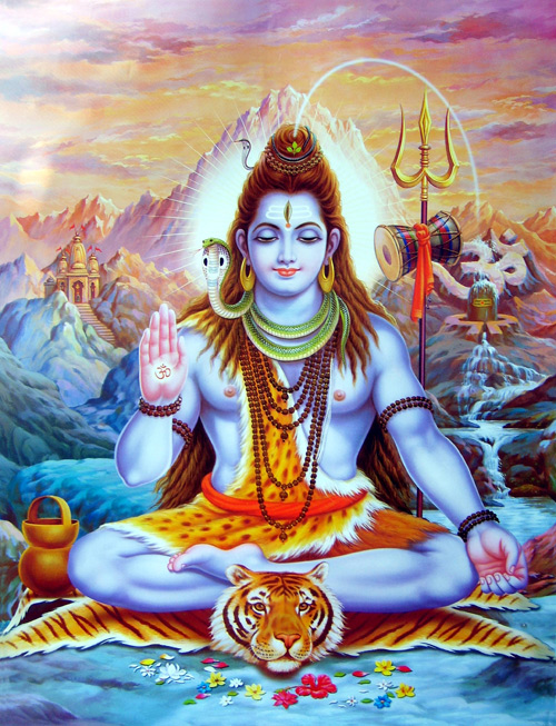 Los devotos de Shiva, también se aplican ceniza sagrada (Vibhuti o Bhasma) en la frente.