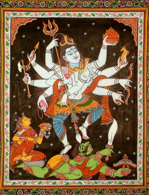Shiva danzando sobre un Asura tantra.press