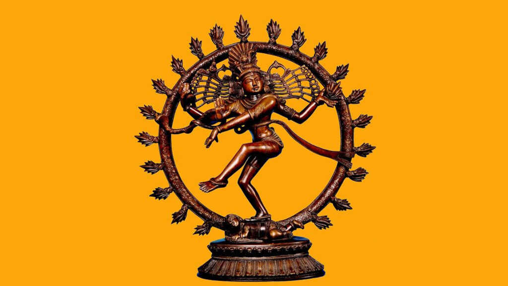 Shiva Nataraja bailando la danza de la creación y la destrucción tantra.press
