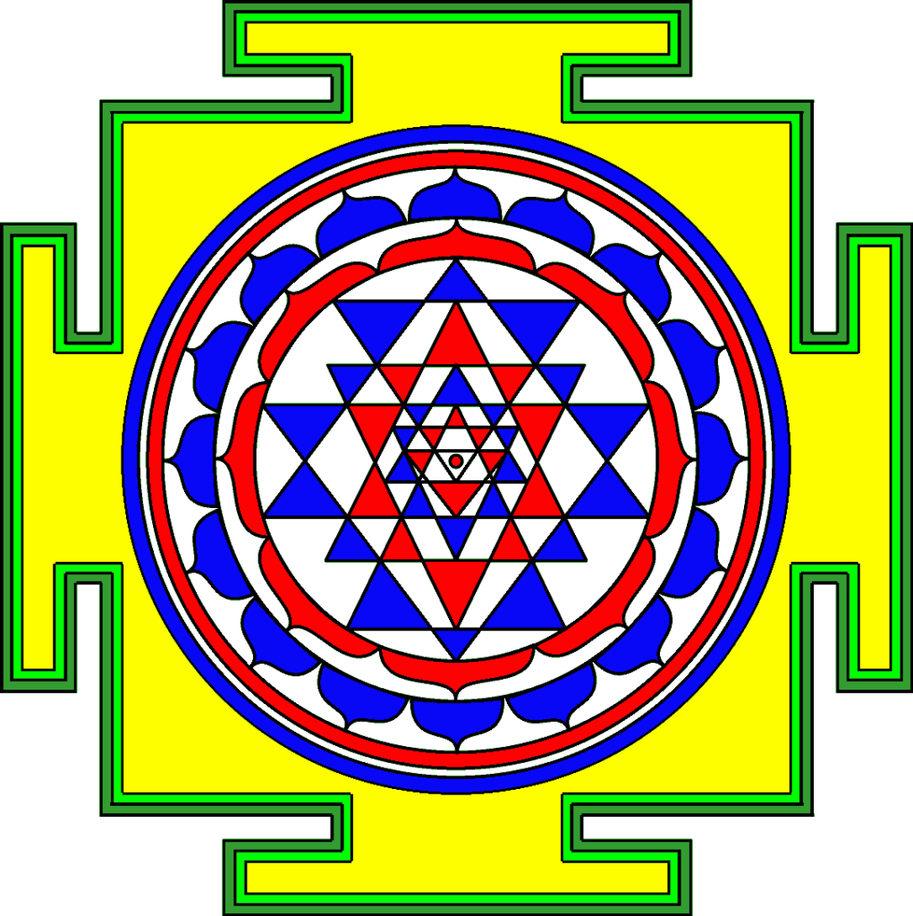 Imagen de Trikona Yantra.