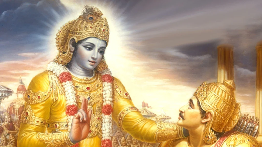 El Bhagavad-Gita es uno de los mas importantes textos de la tradición hindú.