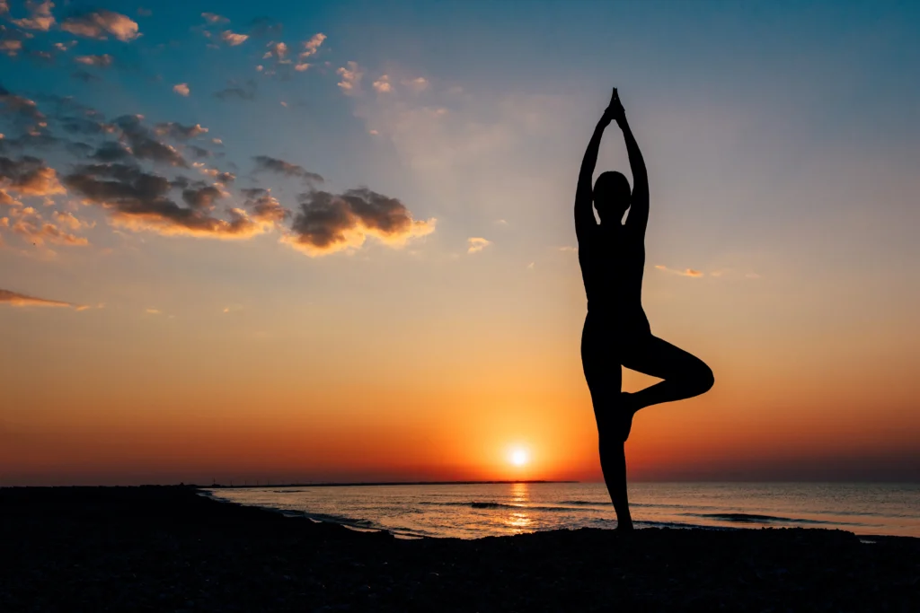 Mujer meditando