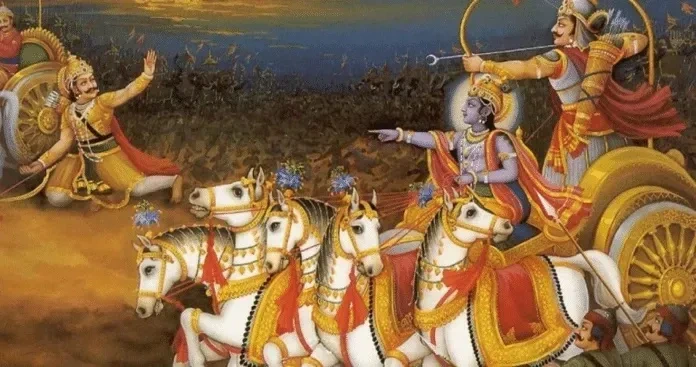 El Mahabharata es un extenso texto mitológico de la India.