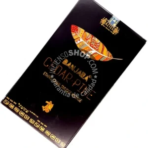 Incienso de Cedro y Pino etnico de Banjara organico Agarbatti Masala hecho a mano en caja de 12 unidades de 15g