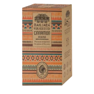 Incienso de Cinnamon Ritual Resin de Banjara Agarbatti Masala hecho a mano en caja de 8 uds de 25g