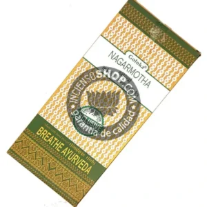 Incienso Nagarmotha de Goloka ayurvedico y medicinal Agarbatti Masala en caja de 6 uds de 15g