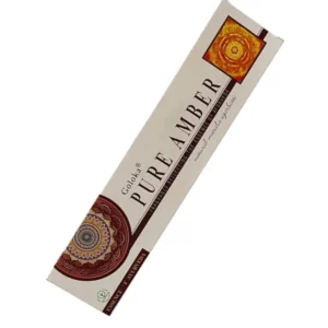 Incienso Ambar Puro Essence of Ayurveda de Goloka Agarbatti Masala hecho a mano unidad de 15g