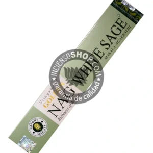 Incienso Golden Nag White Sage de Vijayshree Agarbatti Masala unidad de 15g