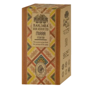 Incienso de Mirra Ritual Resin de Banjara Agarbatti Masala hecho a mano en caja de 8 uds de 25g