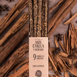 Incienso o sahumerio Canela, Anís y Olíbano de Sagrada Madre linea hierbas hecho a mano en argentina con amor unidad de 21g