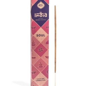 Incienso o sahumerio masala alma calma y conexión gama India de Sagrada Madre hecho a mano con amor en Argentina unidad de 15g
