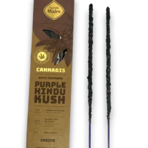 Incienso purple Hindu kush gama grow de Sagrada Madre hecho a mano con amor en Argentina unidad de 15g
