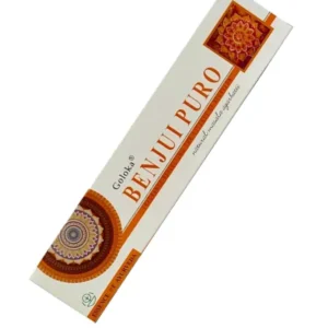 Incienso Benjui Puro Essence of Ayurveda de Goloka Agarbatti Masala hecho a mano unidad de 15g