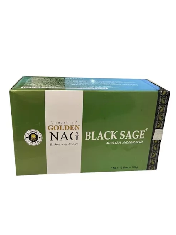 Portada-Incienso-Golden-Nag-Dark-Sage-de-Vijayshree-organico-Agarbati-Masala-Contenido-ofrecido-por-INCIENSOSHOP