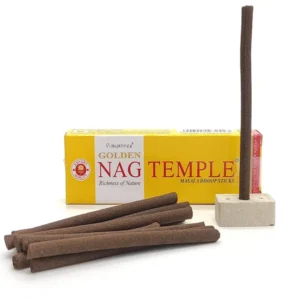 Incienso dhoop stick Temple Golden Nag Masala orgánico de Vijayshree unidad de 15g