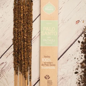 Incienso o sahumerio Palo Santo con Pachuli de Sagrada Madre unidad de 20g