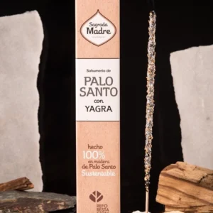 Incienso o sahumerio Palo Santo con Yagra de Sagrada Madre unidad de 20g