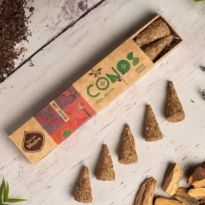 Conos de incienso Pachuli Palo Santo Sagrada Madre organico hecho a mano con amor en argentina unidad de 50g