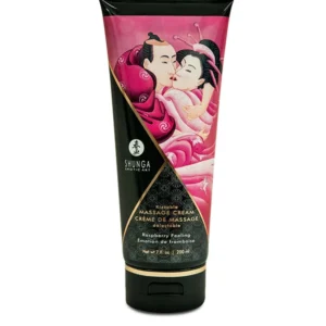 Shunga crema de masaje aroma a Raspberry Feeling (Sensación de frambuesa) de 200ml