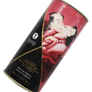 Shunga Aceite de Masaje Efecto Calor Cereza Ardiente de 100ml