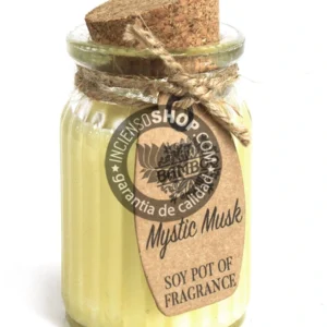 Vela de Cera de Soja con Aroma a Almizcle
