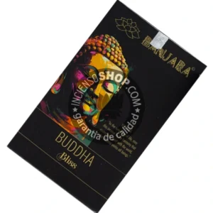 Incienso Bliss Buddha Series de Banjara organico Agarbatti Masala hecho a mano en caja de 12 unidades de 25g