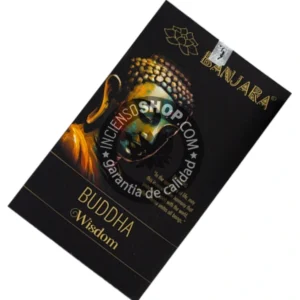 Incienso Wisdom Buddha Series de Banjara organico Agarbatti Masala hecho a mano en caja de 12 unidades de 25g