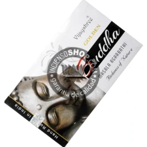 Incienso Golden Nag Buddha de Vijayshree Agarbatti Masala en caja de 12 uds de 15g