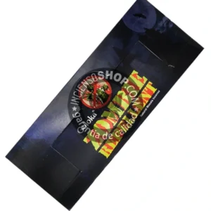 Incienso Zombie Repellent Black Divine Series de Goloka Agarbatti Masala hecho a mano en caja 12 uds
