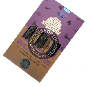 Incienso de Eucalipto organico de Ullas Agarbatti Masala hecho a mano en caja 12 uds de 25g