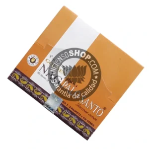 Conos de incienso Piramidal de Palo Santo Masala tradicionales y organicos de la gama Golden Nag de Vijayshree en caja de 12 uds de 15g
