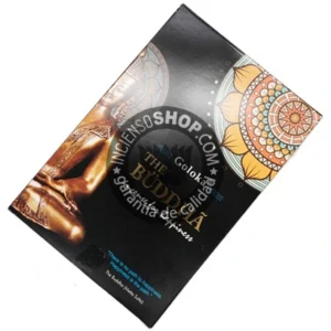Incienso Buddha Black Divine Series de Goloka Agarbatti Masala en caja de 12 unidades
