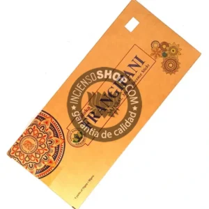 Incienso organico Frangipani de Goloka Agarbatti Masala hecho a mano en Bangalore en caja de 6 uds de 15g