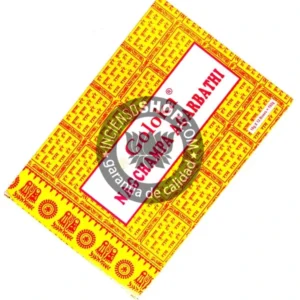 Incienso Goloka Nag Champa con Almizcle Blanco Agarbatti Masala hecho a mano en Bangalore en caja de 12 unidades de 15g