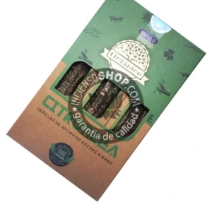 Incienso de Citronella organico de Ullas Agarbatti Masala hecho a mano en caja 12 uds de 25g