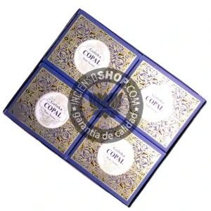 Resina de incienso de Copal de Goloka organico en caja de 12 unidades de 35g