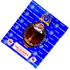 Conos de incienso Satya Nag Champa Tradicionales en caja de 12 unidades de 15g