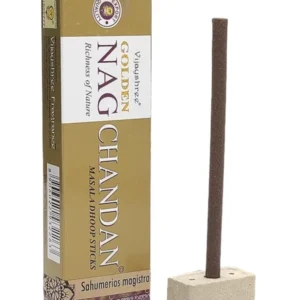 Incienso dhoop stick Chandan Golden Nag Masala orgánico de Vijayshree unidad de 15g