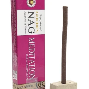 Incienso dhoop stick Meditation Golden Nag Masala orgánico de Vijayshree unidad de 15g