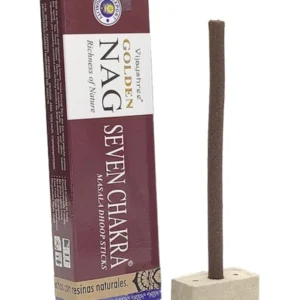 Incienso dhoop stick Seven Chakra Golden Nag Masala orgánico de Vijayshree unidad de 15g