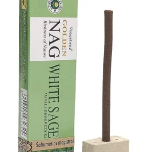 Incienso dhoop stick White Sage Golden Nag Masala orgánico de Vijayshree unidad de 15g