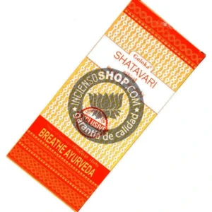 Incienso Shatavari de Goloka ayurvedico y medicinal Agarbatti Masala en caja de 6 uds de 15g