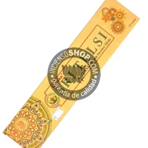 Incienso organico Sri Tulsi de Goloka Agarbatti Masala hecho a mano en Bangalore unidad de 15g