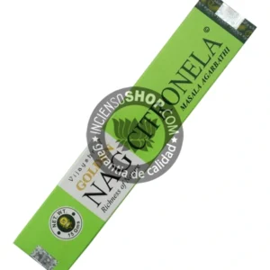 Incienso Golden Nag Citronella de Vijayshree orgánico Agarbati Masala unidad 15g