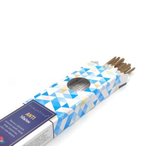 Incienso organico Blissful Blends Anti Estrés de Vijayshree Agarbatti Masala hecho a mano unidad de 25g