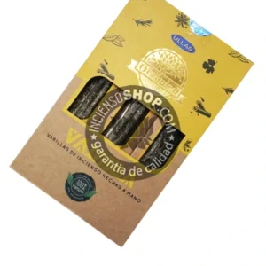 Incienso de Vainilla organica de Ullas Agarbatti Masala hecho a mano en caja de 12 uds de 25g