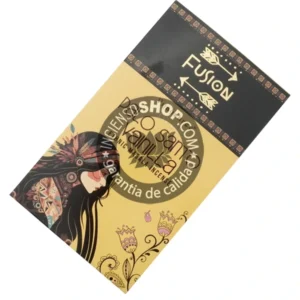 Incienso Palo Santo Vainilla Golden Ethnic Fusion de Vijayshree Agarbati Masala en caja de 12 uds de 15g