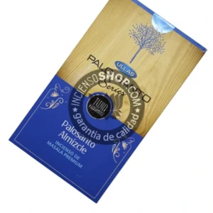 Incienso de Palo Santo con Almizcle organico de Ullas Agarbatti Masala hecho a mano en caja de 12 uds de 15g